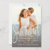 Foto Sla de datummagneten op, één foto Magnetische Uitnodiging (Voorkant)