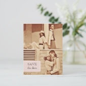 foto Sla het datum briefkaart op (Staand voorkant)