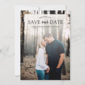 foto slaat de datum op save the date (Voorkant)