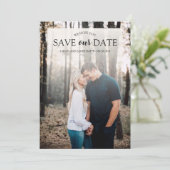  foto slaat de datum op save the date (Staand voorkant)
