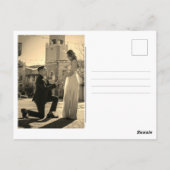  foto slaat de uitnodiging tot het huwelijk op (Achterkant)