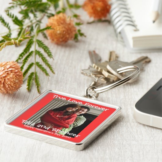 Foto Sleutelhanger Valentijnsdag (Zijkant)