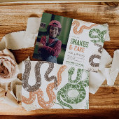 Foto Snake Verjaardagsuitnodigingen Kaart