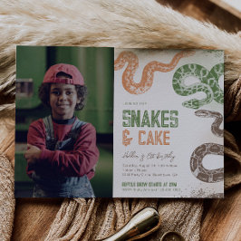 Foto Snake Verjaardagsuitnodigingen Kaart