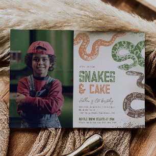 Foto Snake Verjaardagsuitnodigingen Kaart