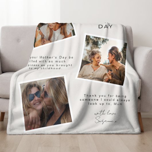 Foto Snapshots Moederdag Fleece Deken