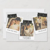  foto Snapshots Washi Tape Wedding Save The Date (Voorkant)