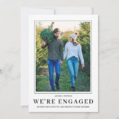 FOTO Sneeuwvlok We zijn verloofd Verloving Aankondiging (Voorkant)