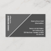 Foto Social Media Influencer Visitekaartje (Achterkant)