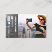 Foto Social Media Influencer Visitekaartje (Voorkant)