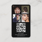 Foto Social Media Zwart Visitekaartje (Achterkant)