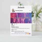 Foto Sociale Media Bat Mitzvah of Bar Mitzvah Informatiekaartje (Staand voorkant)