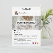 Foto Sociale Media Bat Mitzvah of Bar Mitzvah Kaart (Staand voorkant)