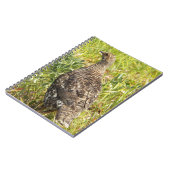 Foto Sooty Grouse Wildlife Notitieboek (Linkerzijde)