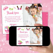 Foto Spa Verjaardagsfeest Dank u kaart