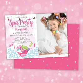 Foto Spa Verjaardagsfeest Uitnodiging