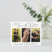 Foto sparen de aankondiging van de bruiloft van de (Staand voorkant)