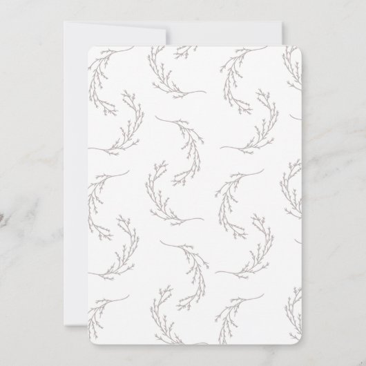 Foto sparen de datum Kaart Boho Minimal Wedding (Achterkant)