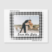 Foto sparen de Datum Magnet Bride Groom Weddag (Voorkant)