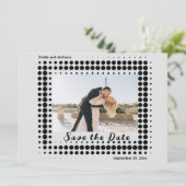 Foto sparen de Datum Magnet Bride Groom Weddag (Staand voorkant)