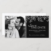 Foto sparen de uitnodiging van de Datum (Voorkant / Achterkant)