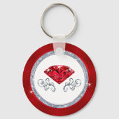 Foto, speciaal gepersonaliseerd 40e verjaardag voo sleutelhanger (Achterkant)