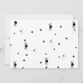 Foto Spooky One Halloween eerste verjaardagsfeestj Kaart (Achterkant)