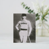  foto, Sports Chicago Baseball Player Briefkaart (Staand voorkant)