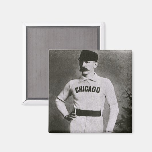  foto, Sports Chicago Baseball Player Magneet (Voorkant / Achterkant)