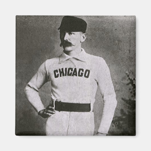  foto, Sports Chicago Baseball Player Magneet (Voorkant)