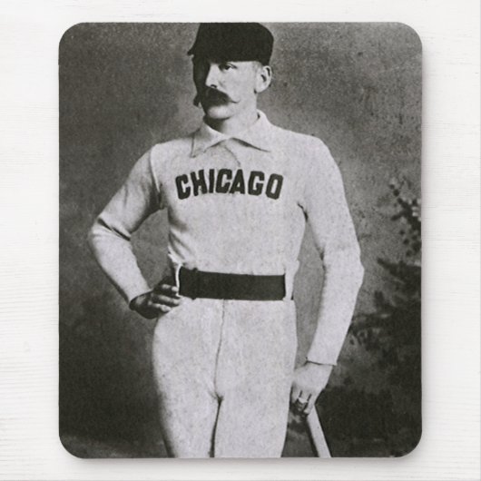  foto, Sports Chicago Baseball Player Muismat (Voorkant)