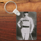  foto, Sports Chicago Baseball Player Sleutelhanger (Voorkant)