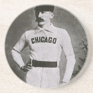  foto, Sports Chicago Baseball Player Zandsteen Onderzetter