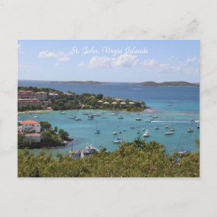 Foto, St. John, Maagdeneilanden, Oceaan, Strand Briefkaart
