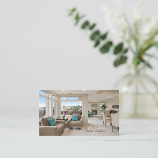 Foto Staging Home Visitekaartje (Staand voorkant)