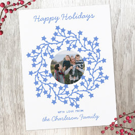 Foto Star Wreath Scandinavisch vakantie Briefkaart