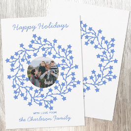 Foto Star Wreath Scandinavische vakantie Kaart