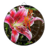 Foto Stargazer Lily Dartbord (Voorkant)