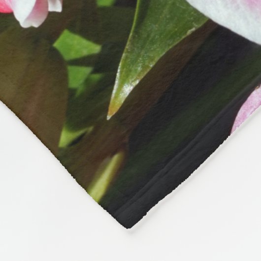 Foto Stargazer Lily Fleece Deken (Hoek)