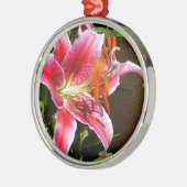 Foto Stargazer Lily Metalen Ornament (Links)