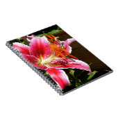 Foto Stargazer Lily Notitieboek (Rechterzijde)