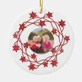 Foto Sterrenkrans Scandinavisch Keramisch Ornament (Voorkant)