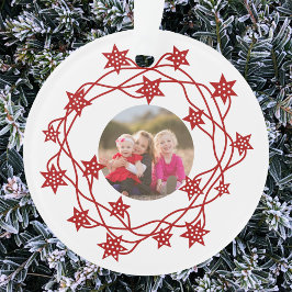 Foto Sterrenkrans Scandinavisch Ornament