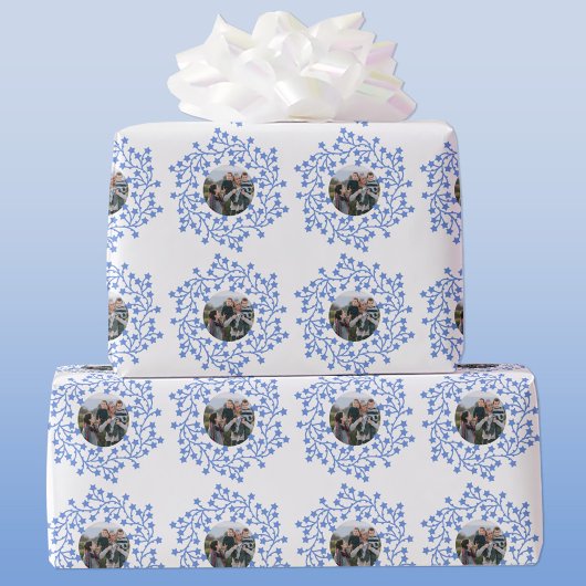 Foto Sterrenkrans Scandinavische vakantie Cadeaupapier