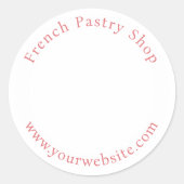 Foto Sticker bakken (Voorkant)