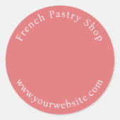 Foto Sticker bakken (Voorkant)