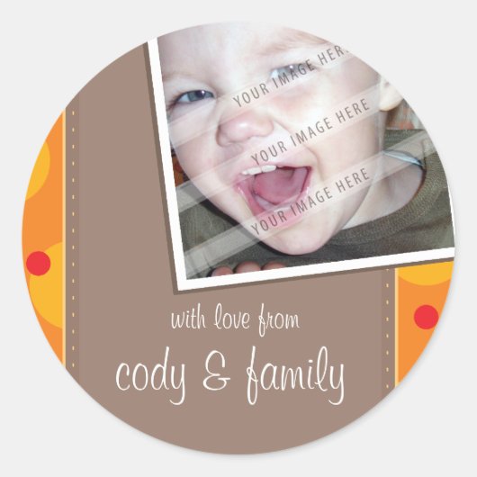 FOTO STICKER SEAL :: brutale spot 8 (Voorkant)