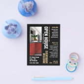 Foto Stijl Realtor Open Huis Adverteren Flyer (Enkel)