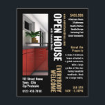 Foto Stijl Realtor Open Huis Adverteren Flyer<br><div class="desc">Foto Stijl Realtor Open Huis Adverteren flyers door de Visitekaartje Store.</div>
