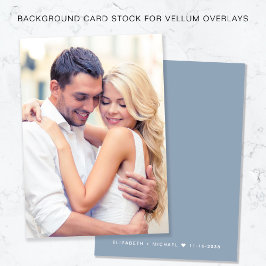 Foto stoffige blauwe achtergrond voor Vellum Overl Kaart